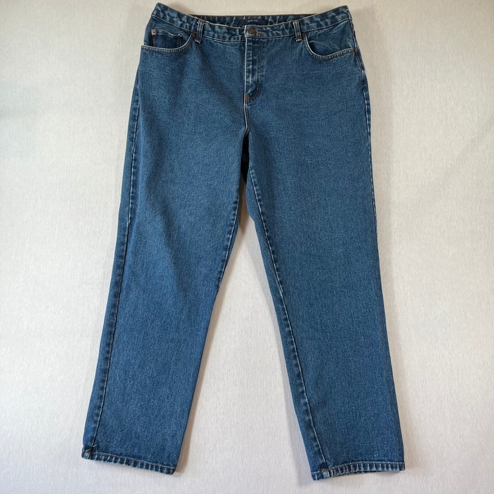 Vintage Bill Blass Jeans Women 18 Easy Fit 29" Ins Straight High Rise Y2K 90s